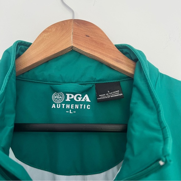 Authentic PGA Golf Rain Jacket 1/4 Zip Pullover Mens Size Large - Picture 4 of 7